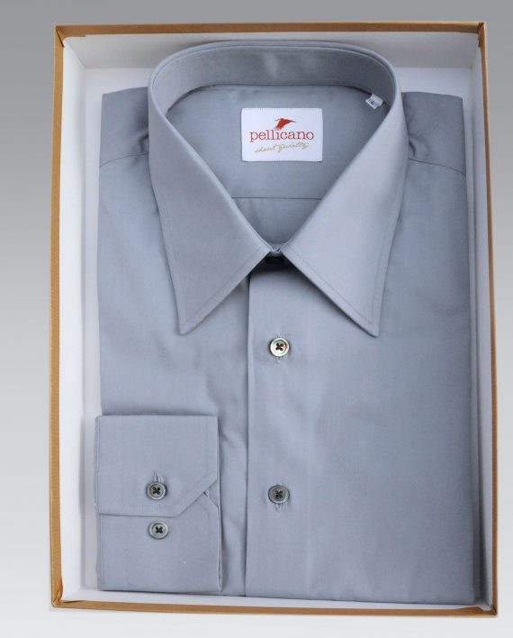 Marcello – Italian Classic Business Shirt in Grey